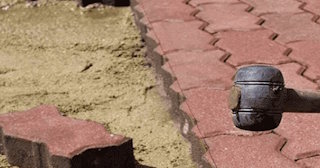 Укладка плитки на песок в Серпухове в октябре