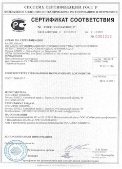 09.07.2021 Серпухов - Приложение к сертификату соответствия бетонные и тротуарные плиты. ГОСТ 17608-2017